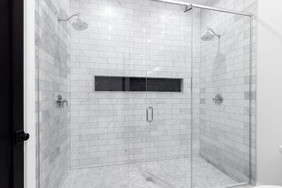 Luxurious Shower with Multiple Heads